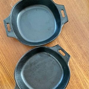 Pampered Chef 5.5 in. Cast Iron skillets